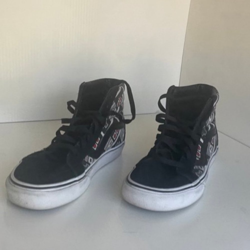 Vans x Nintendo Sk8 Hi NES Controller All Over Print Game Over - Picture 5 of 6